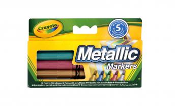 Metallic Markers - Pack of 5 Pens
