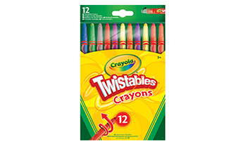 12 Twistable Crayons