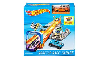 Hot Wheels® Rooftop Race™ Garage Playset