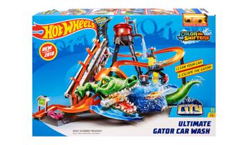 Hotwheels Color Shifters Ultimate Gator Car Wash Playset