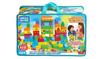 Mega Bloks Let's Get Learning Bag 150pcs