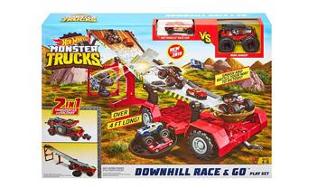 Monster Trucks Downhill Race & Go Play Set