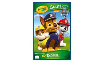 Giant Coloring pages & Stickers PawPatrol 