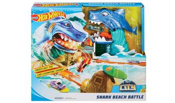 Hot Wheels® City Shark Beach Battle Play Set