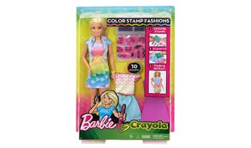 Barbie® Crayola® Color Stamp Fashion Doll