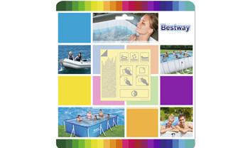 Bestway®  2.5" x 2.5"/6.5cm x 6.5cm Underwater Adhesive Repair Patch